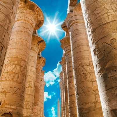 402 x 402 Columns at Karnak Temple