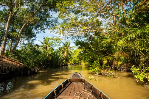 500 x 333 Canal Mekong Delta