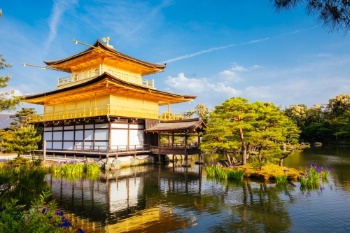 500 x 333 Golden temple Kyoto Japan