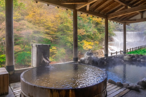 500 x 333 Hot spring bath in Japan