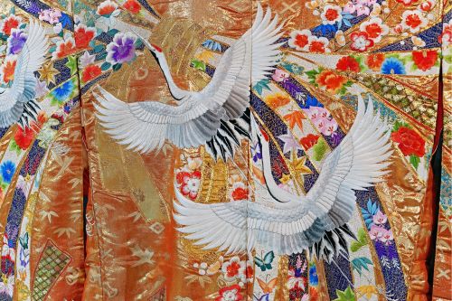 500 x 333 Japanese Kimono Silk