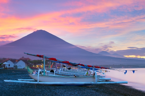 Amed at dusk Bali