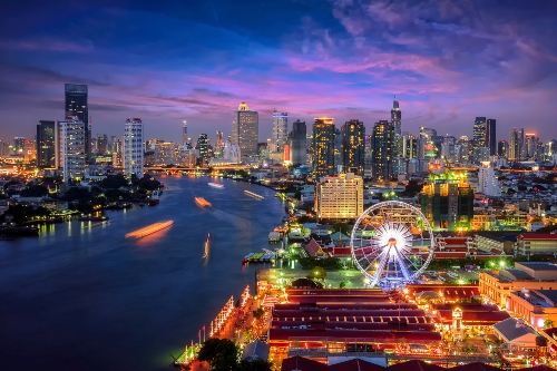 Asiatique the Riverfront market Bangkok