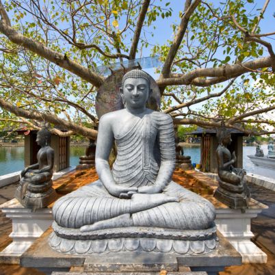 Buddhist Statues, Colombo, Sri Lanka