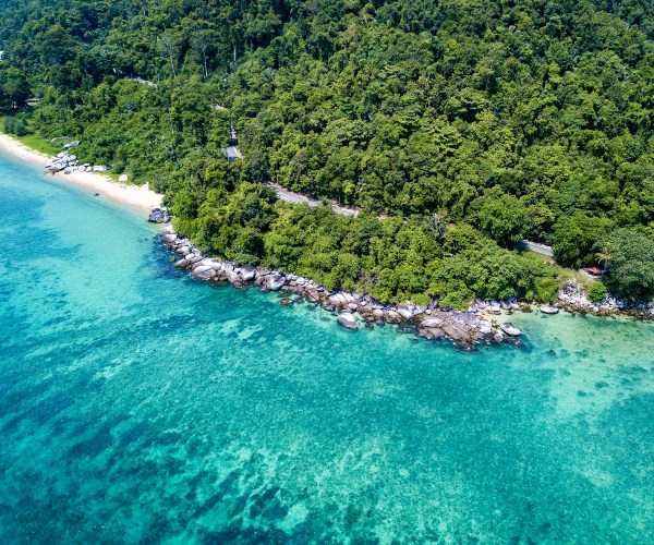 Colourful coast Tioman Malaysia