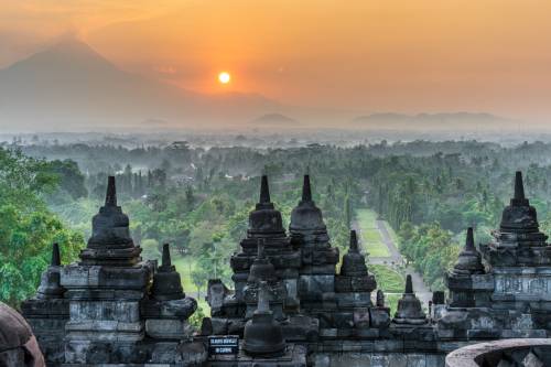 Day 3 Sunrise at Borobudur Java