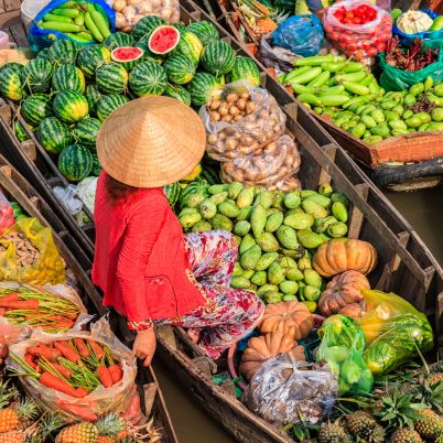 Floating Market, Vietnam