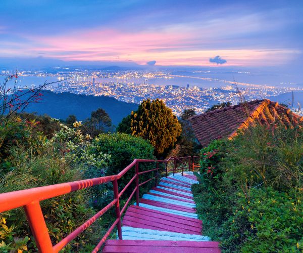 George Town City view from Penang Hill 1