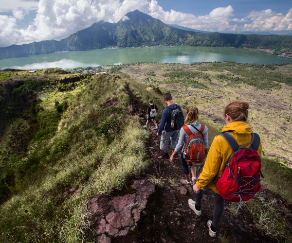 Hiking to Mount Batur Bali 1