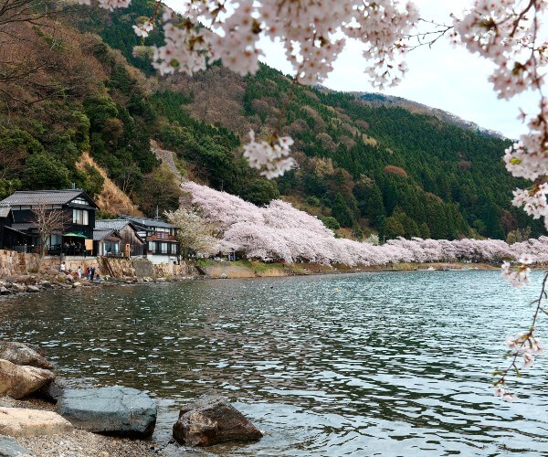 House on Lake Biwa Japan