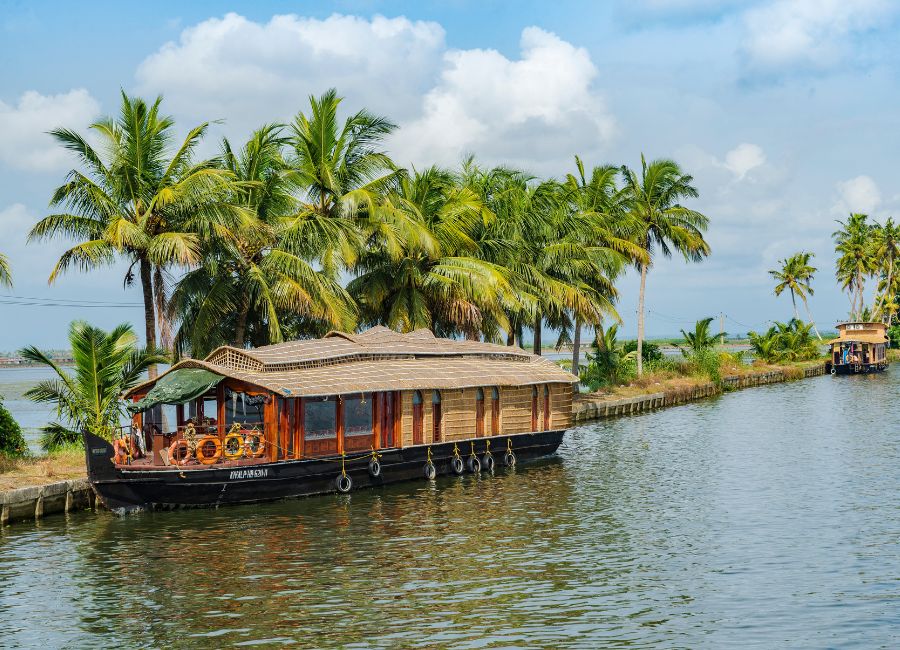 Houseboat, Kerala, India