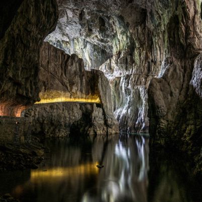 Inside Skocjan Caves, Slovenia