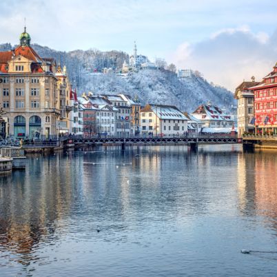 Lucerne in Winter, Switzerland