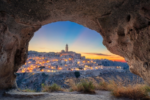 Matera Sunset Italy