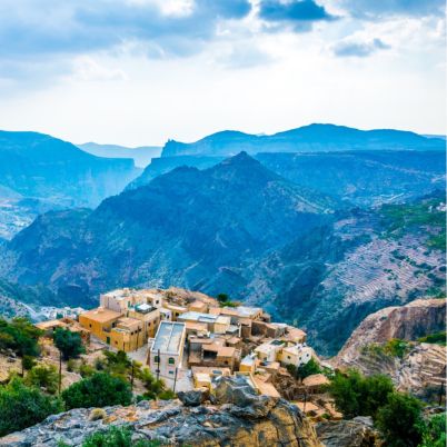 Mountains, Jebel Akhdar, Oman