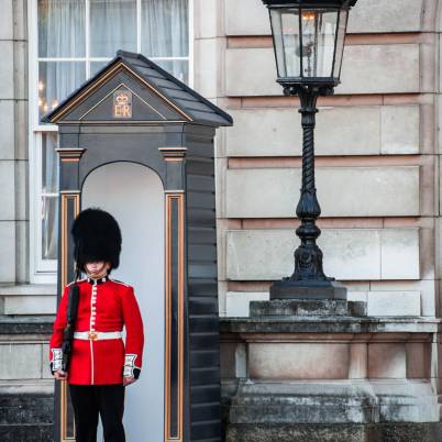 Royal Guard outside Buckingham Palace 402x402