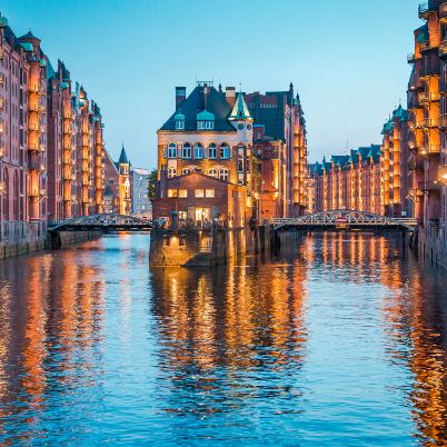 Speicherstadt warehouse district, Hamburg, Germany