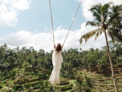 Swing over Tegalalang rice fields Ubud Listing Box