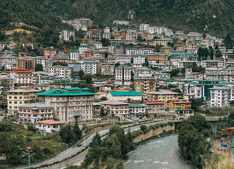 Thimphu skyline, Bhutan