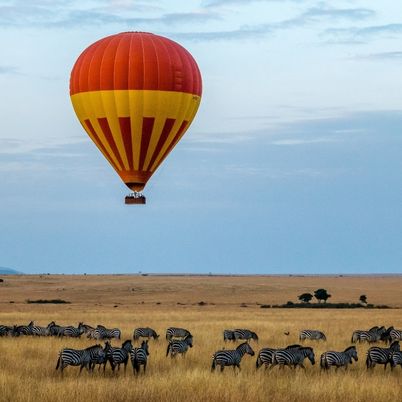 Kenya hot air balloon