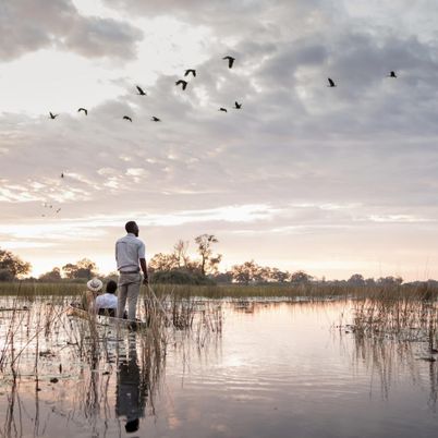 Mokoro in the Okavango Delta