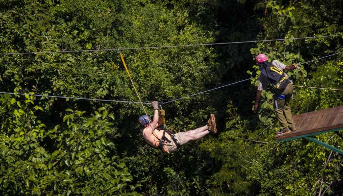 Victoria falls ziplining