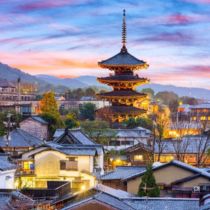 View over old Kyoto Listing