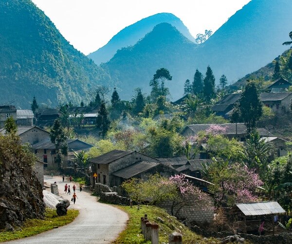 Village in Ha Giang Province Vietnam