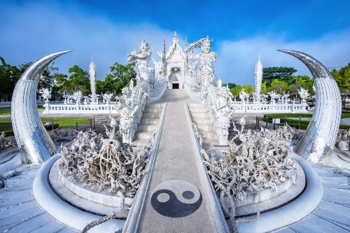 White temple Chiang Rai